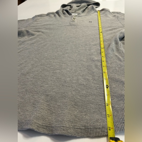 Hurley Long-sleeve Henley Waffle Hoodie - Picture 4 of 6